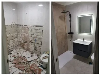 Reformas, baños, platos de ducha, bañera, manitas