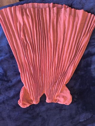 Abito color salmone/pesca con punti dorati