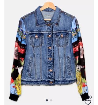 Chaqueta Desigual Talla M Manga Estampada