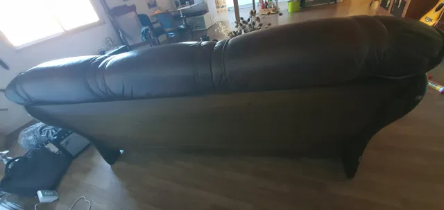 Sofá de piel de 3 plazas