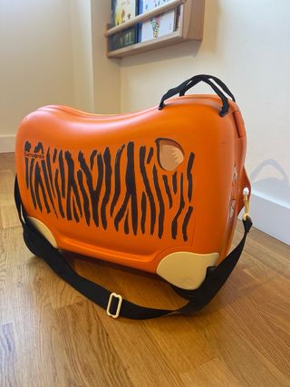 Maleta infantil Samsonite tigre naranja