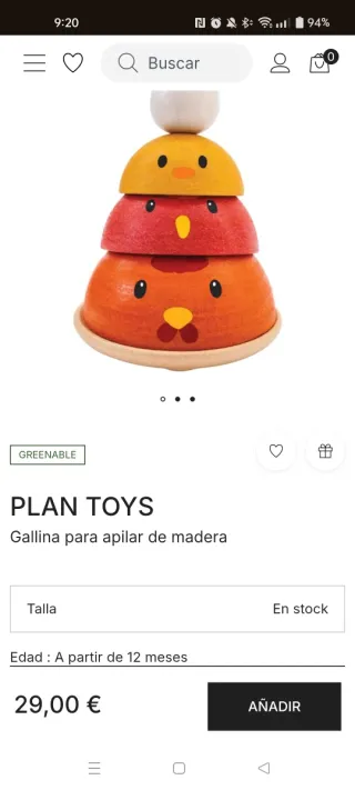 Gallina apilable Plan Toys 5695