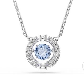 Collar Swarovski Colección Alo Azul y Plata