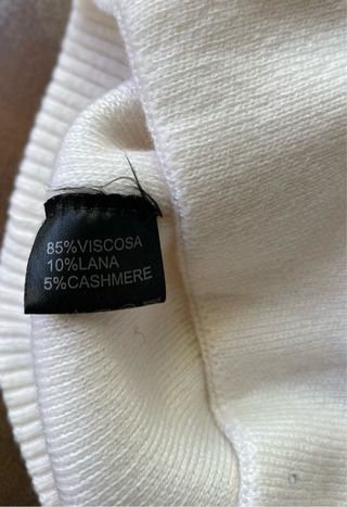 GEMS BIJOUX Cuffia in lana con pompon e strass