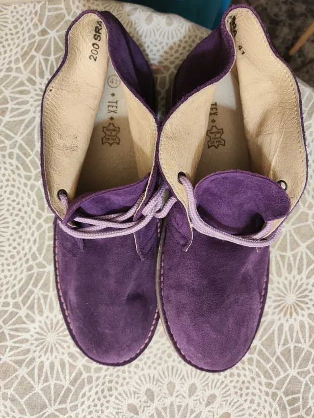 Botas Safari Moradas Talla 40