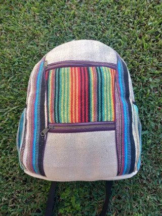 Mochila Beige Multicolor