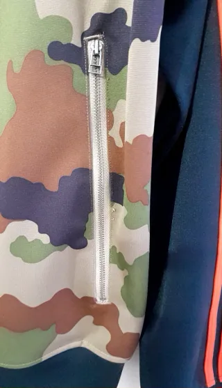 Chaqueta Adidas Camuflaje Naranja