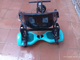 Patinete eléctrico con silla en buen estado