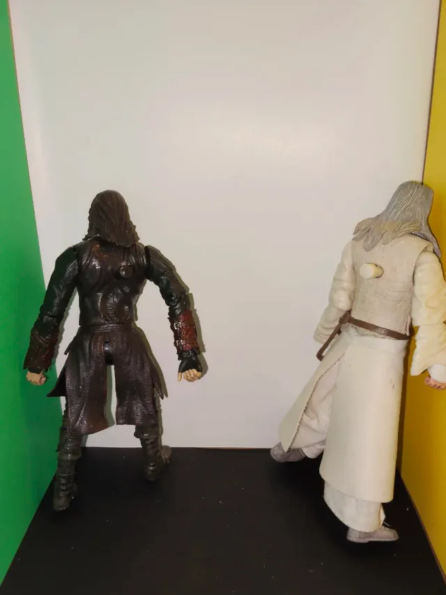 Action Figure Signore Anelli Gandalf e Aragorn