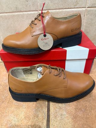 Zapatos Kickers Marrones y Negros