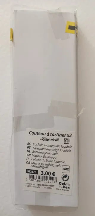 Coppia coltelli da burro Laguiole