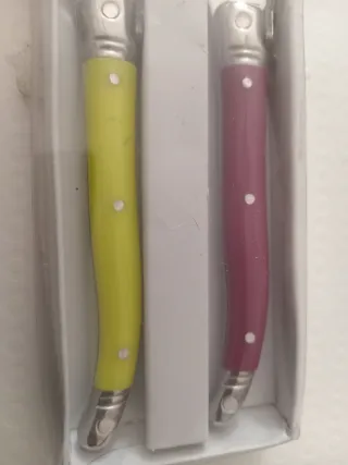 Coppia coltelli da burro Laguiole