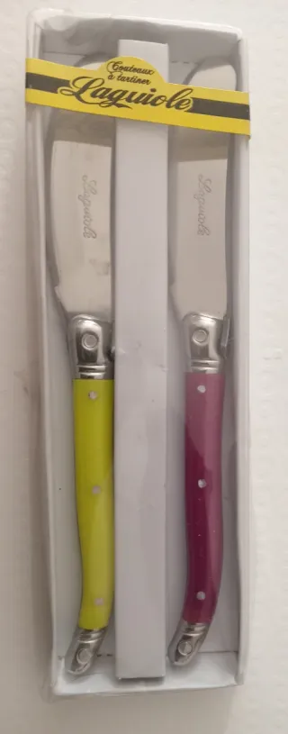 Coppia coltelli da burro Laguiole