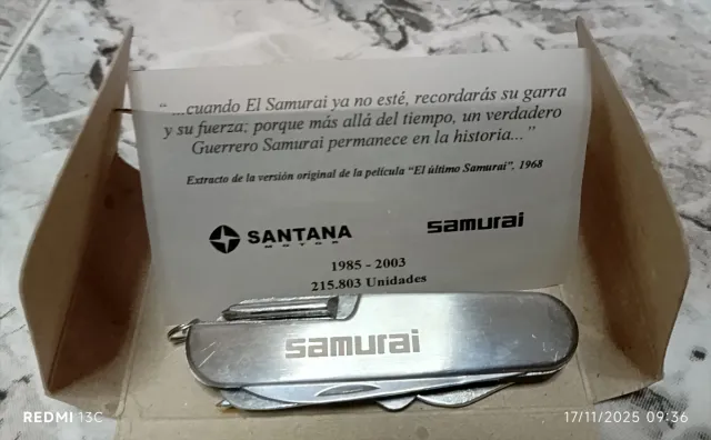 Navaja de colección Santana Samurai