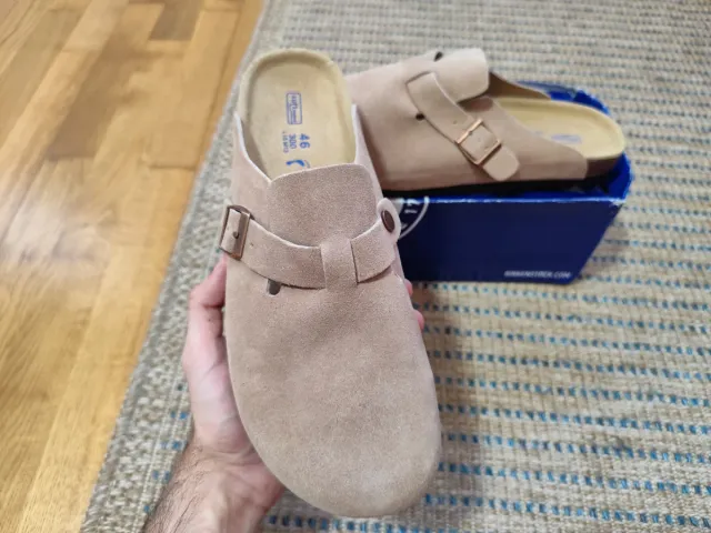 Zuecos Birkenstock Beige
