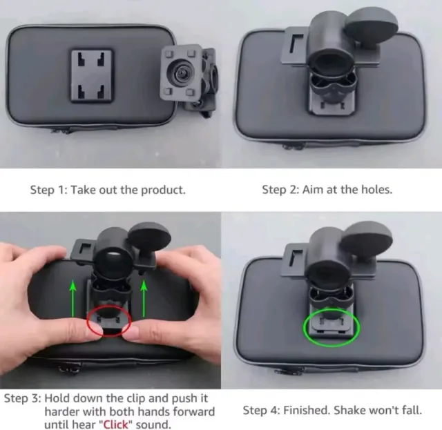 Soporte impermeable para móvil de bicicleta