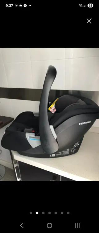 Silla maxicosi recaro con base isofix