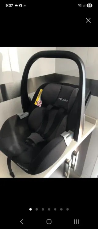 Silla maxicosi recaro con base isofix