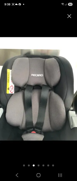 Silla maxicosi recaro con base isofix