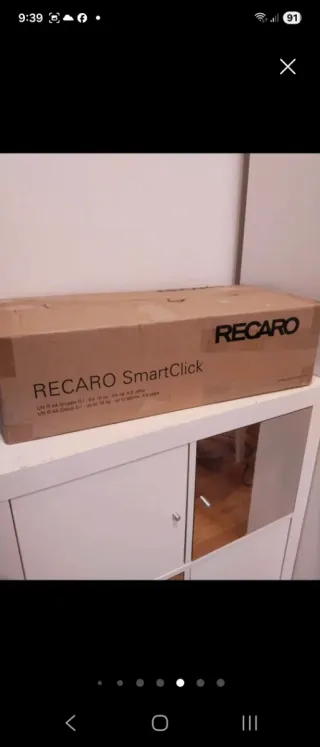 Silla maxicosi recaro con base isofix