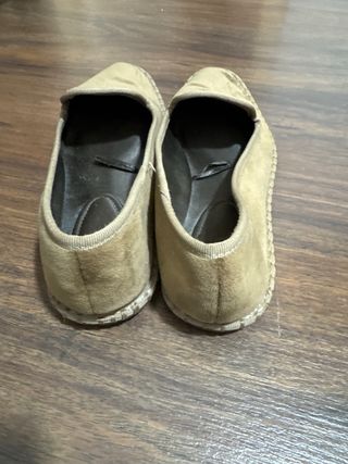 Zapatos planos beige/marrón