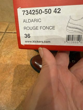 Zapatos Kickers Mujer