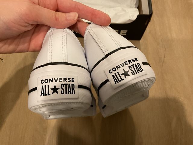 Converse Piel blancas plataforma