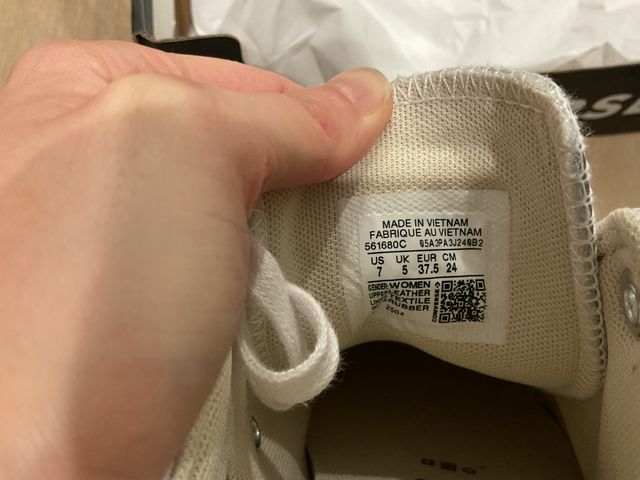 Converse Piel blancas plataforma