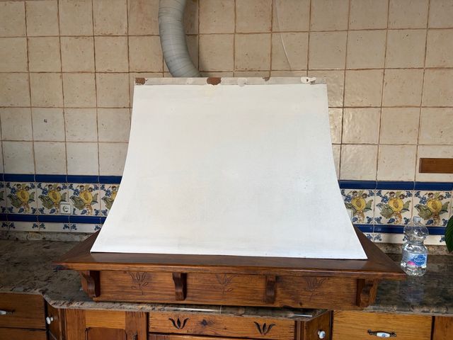 Campana extractora de madera