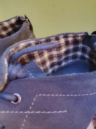 Zapatos de ante azul talla 42