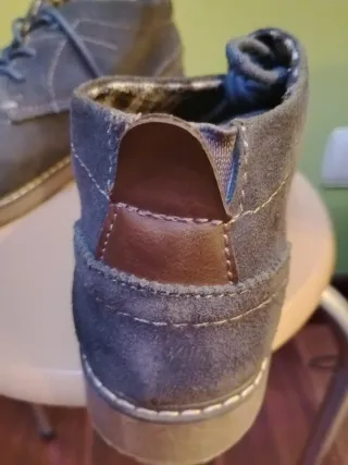 Zapatos de ante azul talla 42