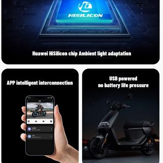 Cámara Dash cam motocicleta/bici/patin DVR 1080