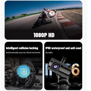 Cámara Dash cam motocicleta/bici/patin DVR 1080