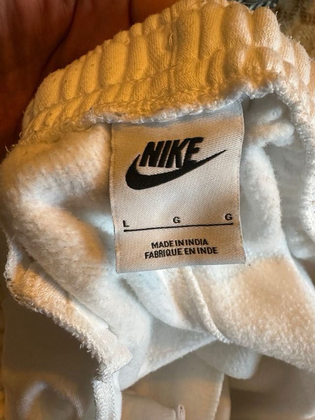 Pantalón jogger Nike blanco