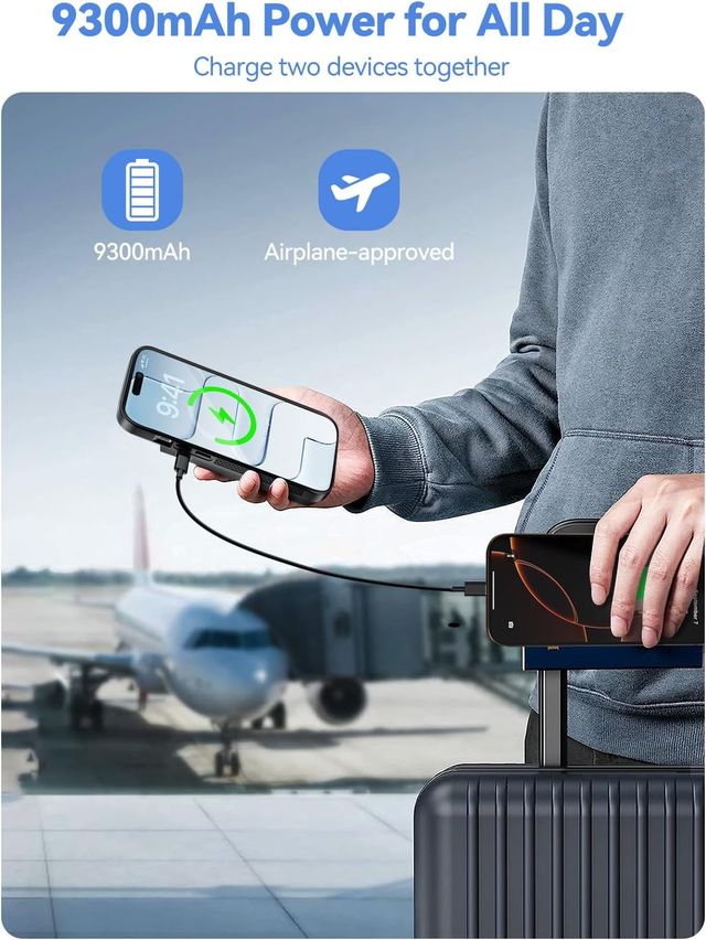 Cover power bank Batteria iPhone Air 9300mAh 20W