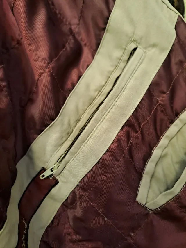 Chaquetón Hombre Beige y Marrón