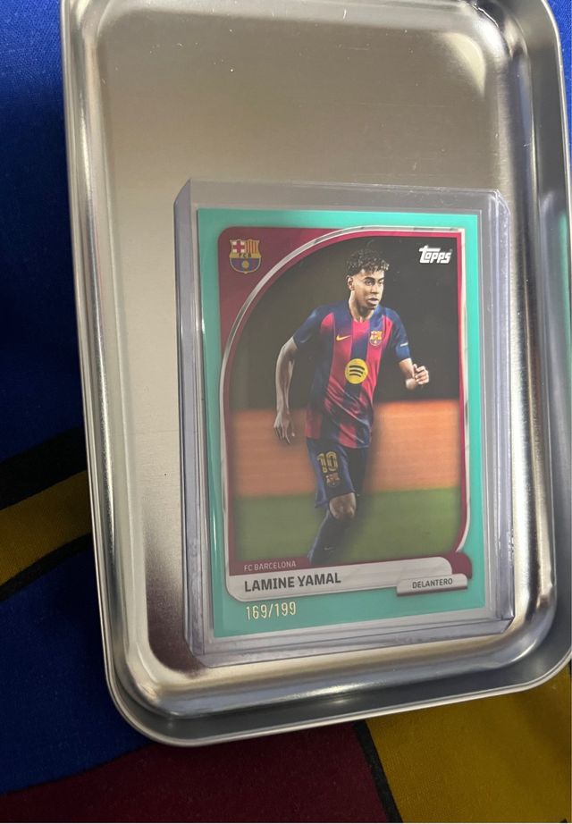 Lamine yamal /199 fc barcelona tin collector topps