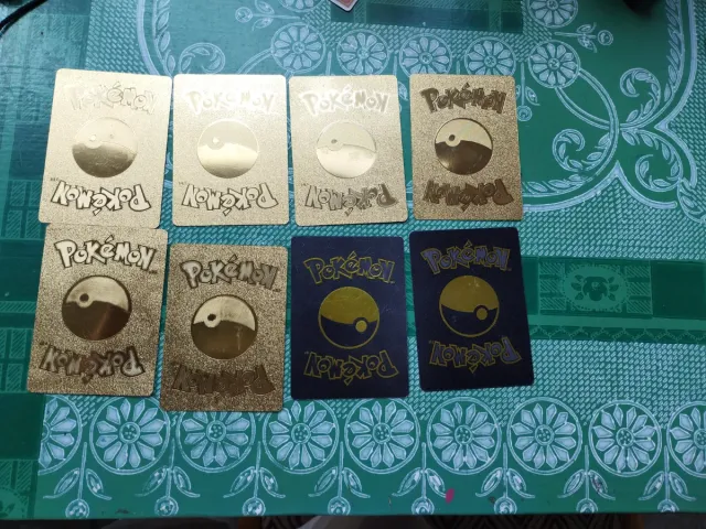 Tarjetas Pokémon Doradas Varios