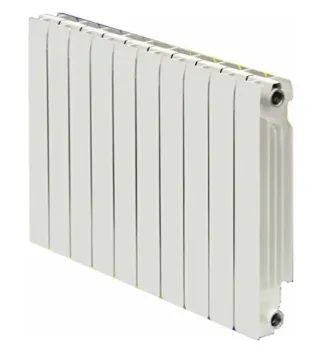 Radiador de agua de aluminio blanco