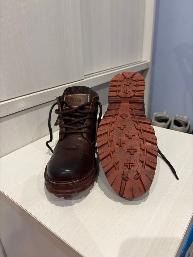 Botas de Piel Route 83 Marrones