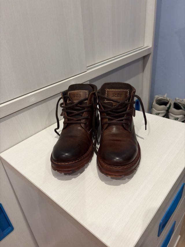 Botas de Piel Route 83 Marrones