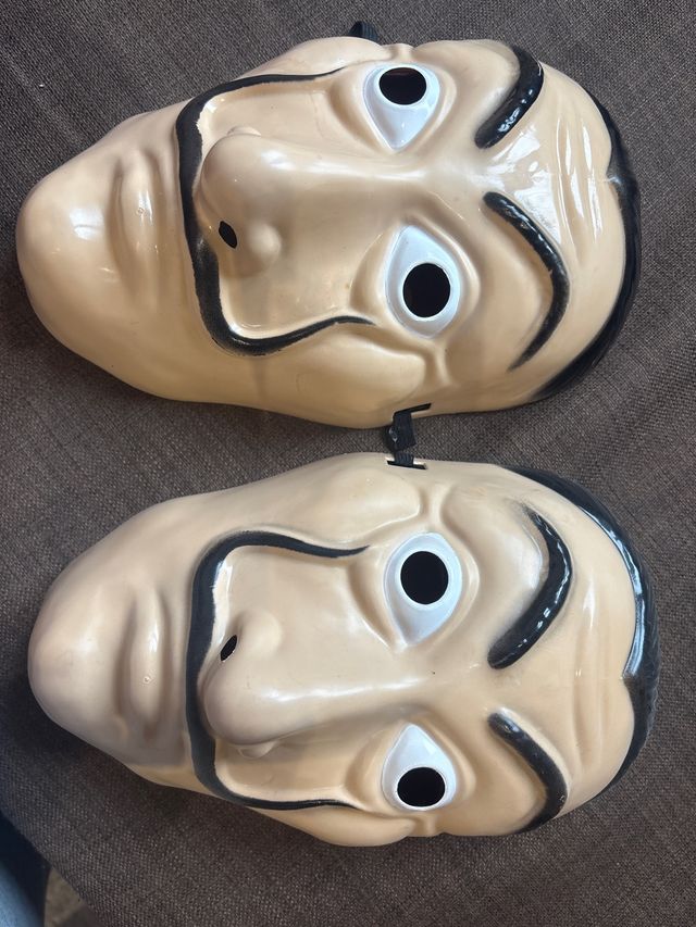 2x Máscaras La Casa de Papel