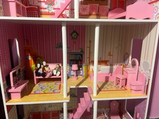 Casa de muñecas XXL con muebles