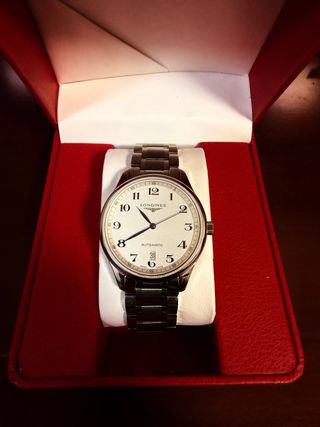 Reloj Master Automático Plata Blanco