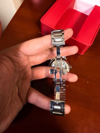Reloj Master Automático Plata Blanco