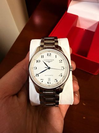 Reloj Master Automático Plata Blanco