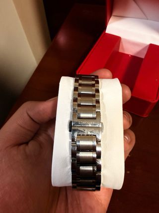 Reloj Master Automático Plata Blanco