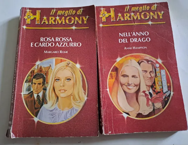 2 romanzi Harmony vintage