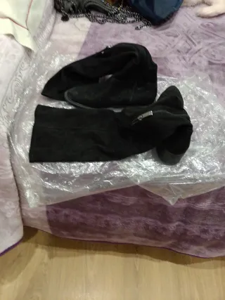 Botas altas negras Stradivarius Talla 38