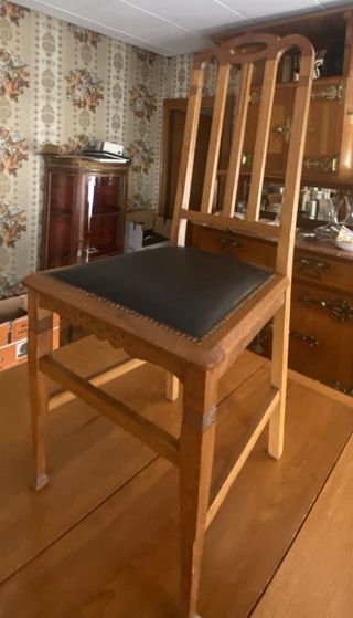 Conjunto comedor roble francés bronce